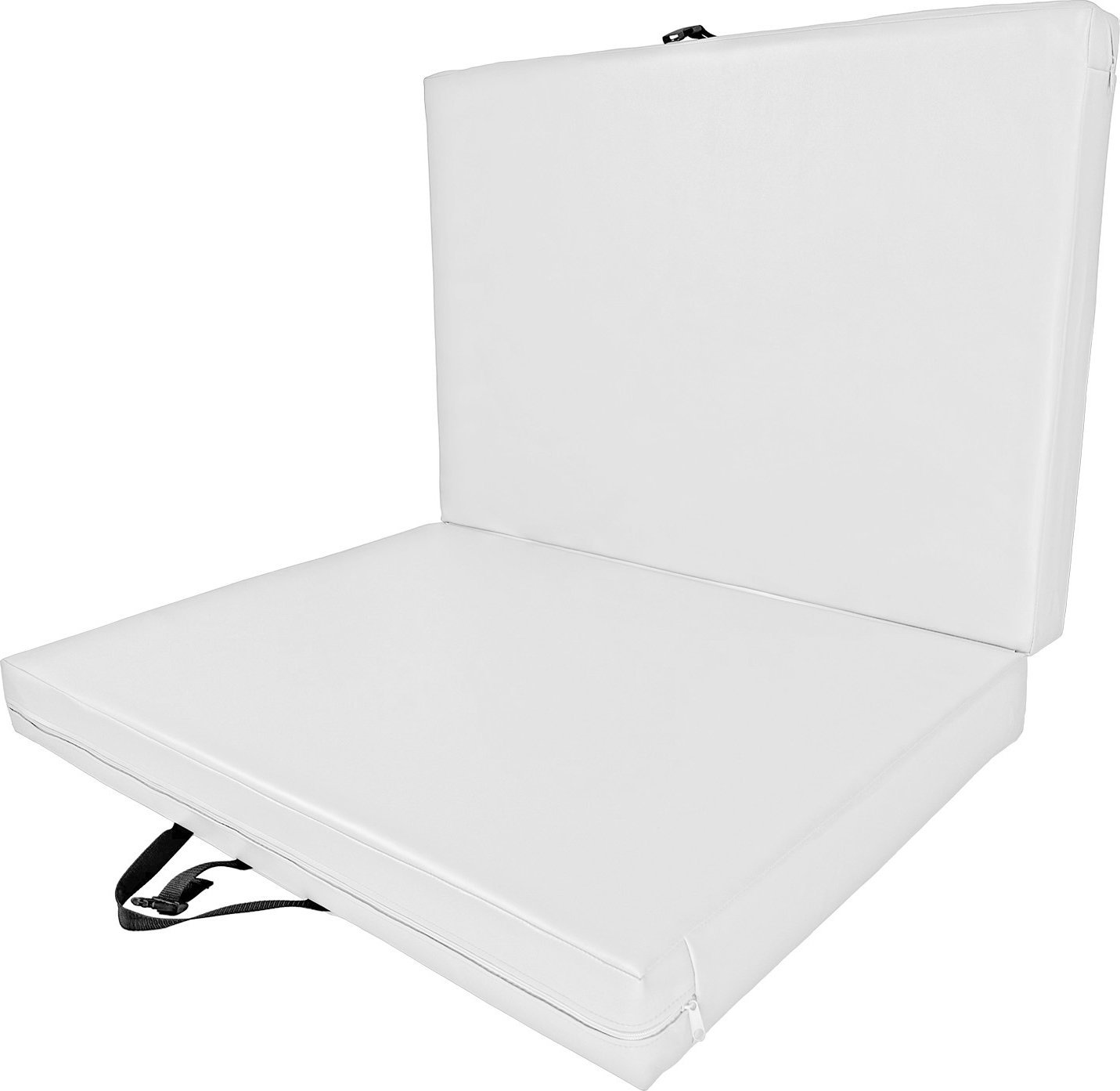 UnderFit Materac asekuracyjny składany 140 x 100 x 10 cm biały