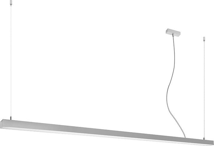 Lampa wisząca Sollux Lighting Lampa Wisząca Pinne 200 Szara 4000K Led 50W Thoro Lighting
