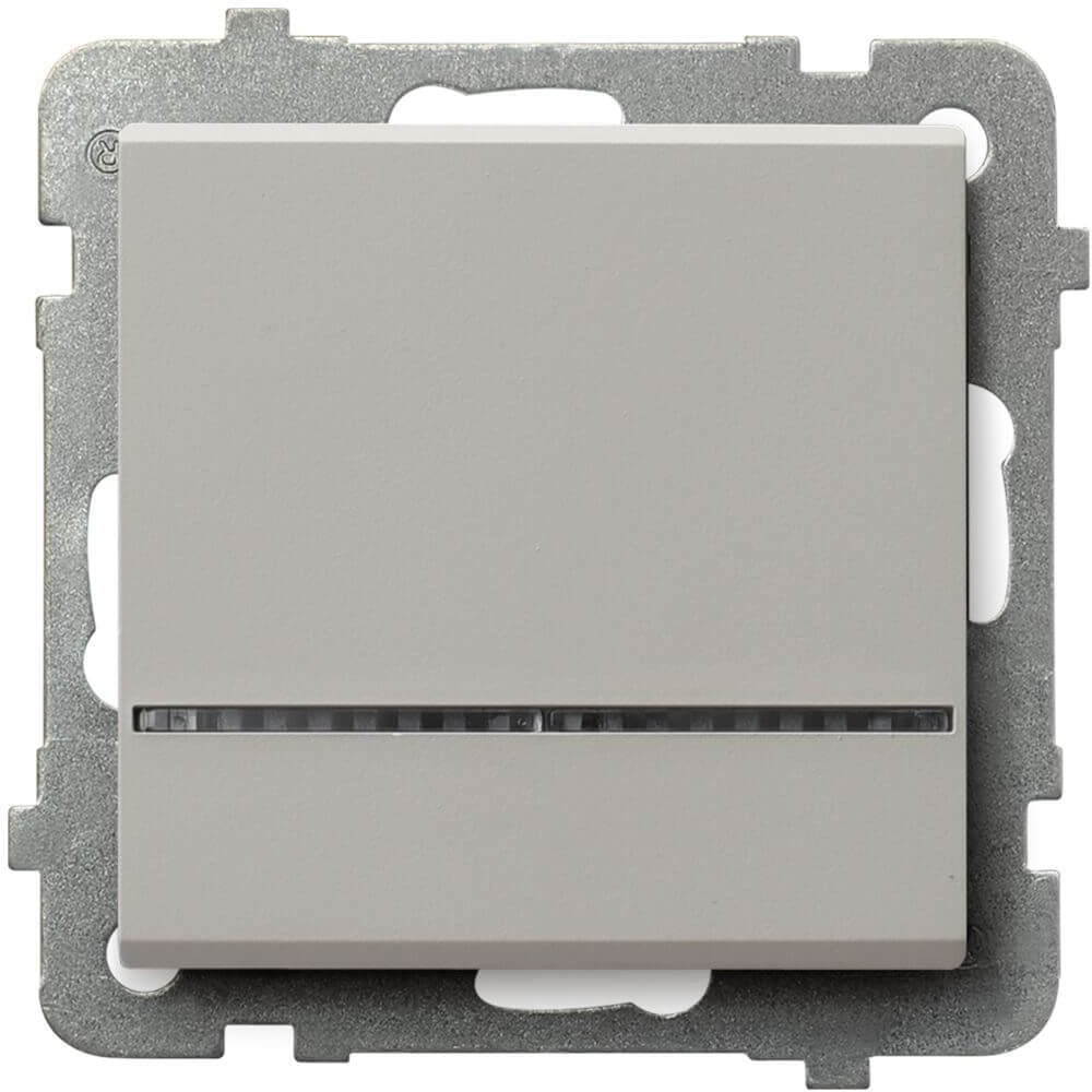 Ospel Łącznik single-pole z podświetleniem niebieski kaszmir ŁP-1RS/m/82