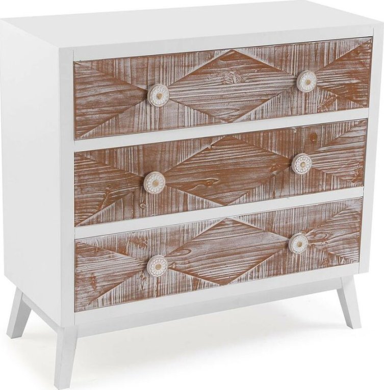 Versa Komoda Versa Sira drewno sosnowe Drewno MDF 34 x 76 x 80 cm