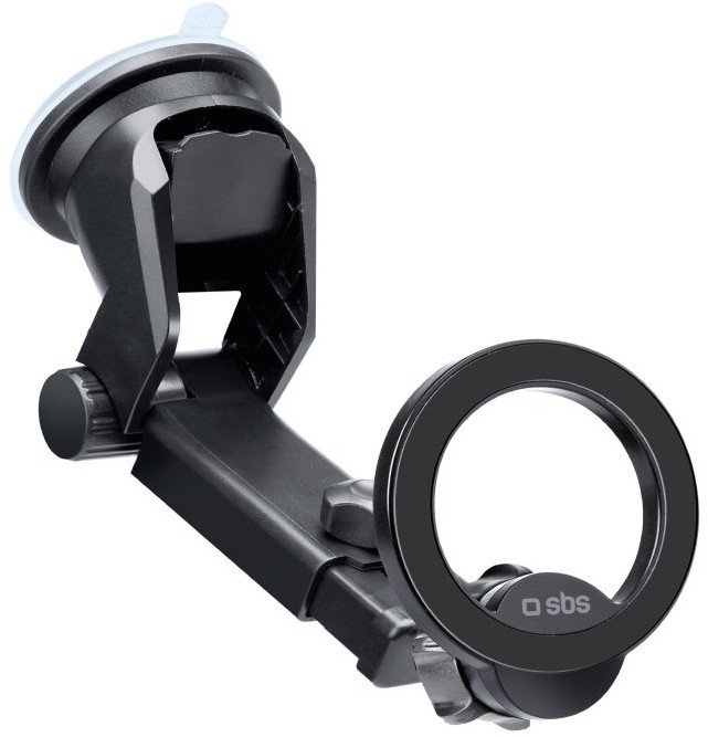 Uchwyt na smartfona SBS TESUPMAGRINGEXT na deskę rozdzielczą i szybę, kompatybilny z MagSafe - czarny