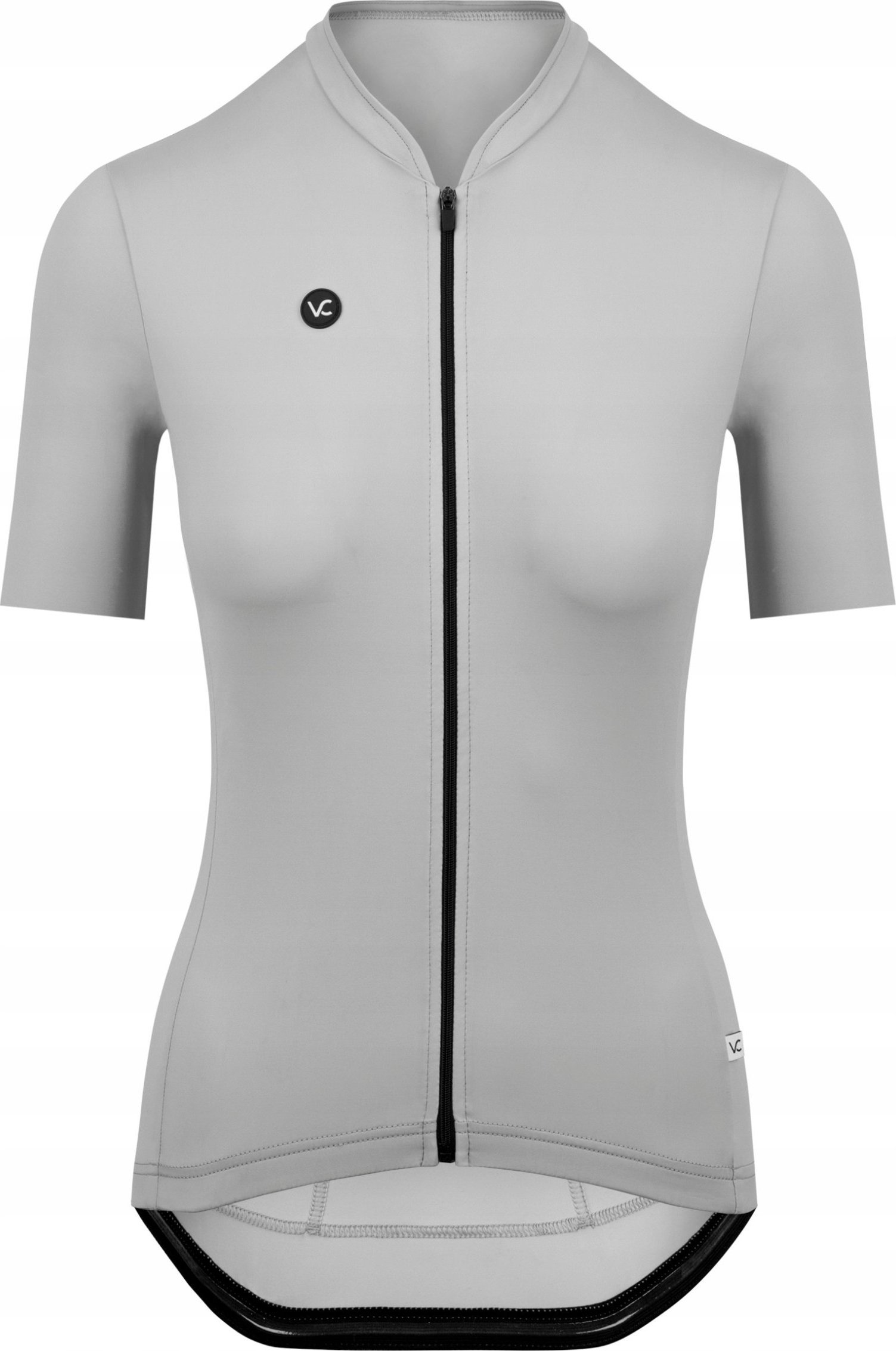 Velcredo Koszulka kolarska damska szara rowerowa