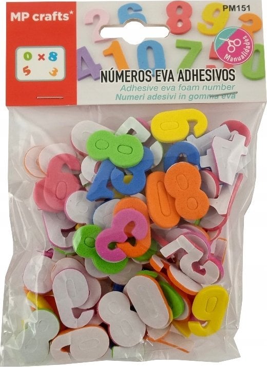 Teka Naklejki z pianki EVA numerki duże