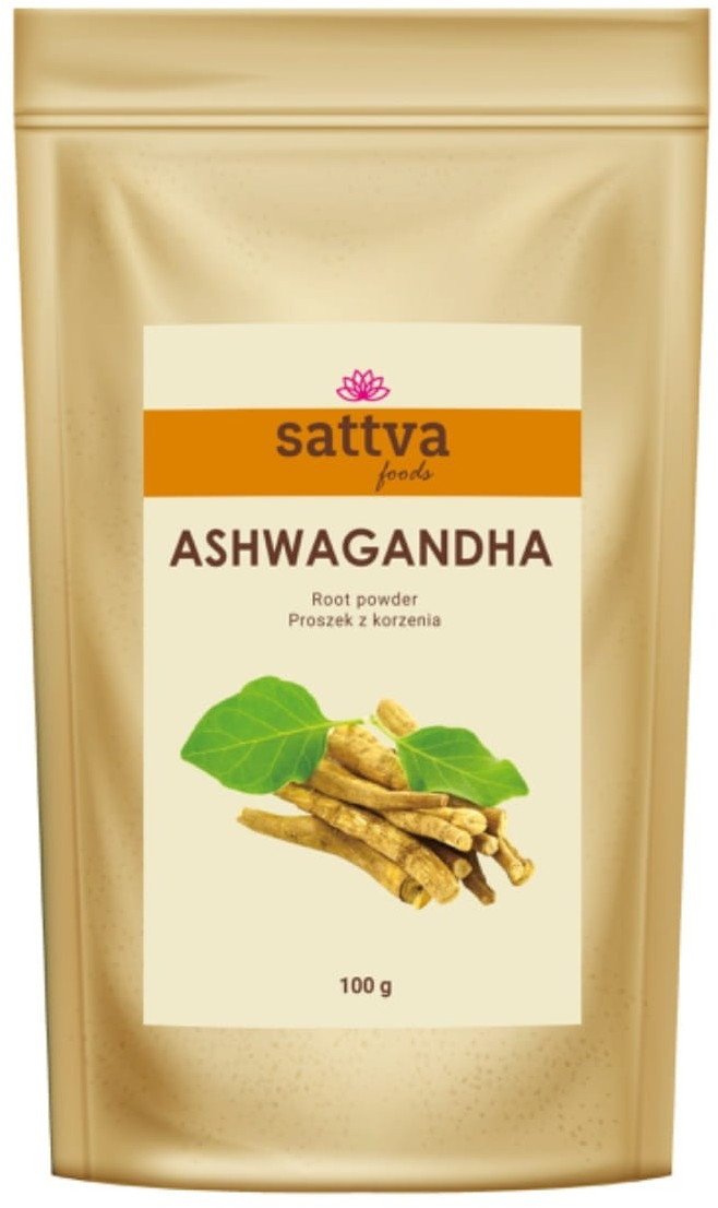 Sattva - Ashwagandha w proszku adaptogen na stres 100g