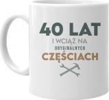 Koszulkowy 40 lat i wciąż na oryginalnych częściach - kubek z nadrukiem