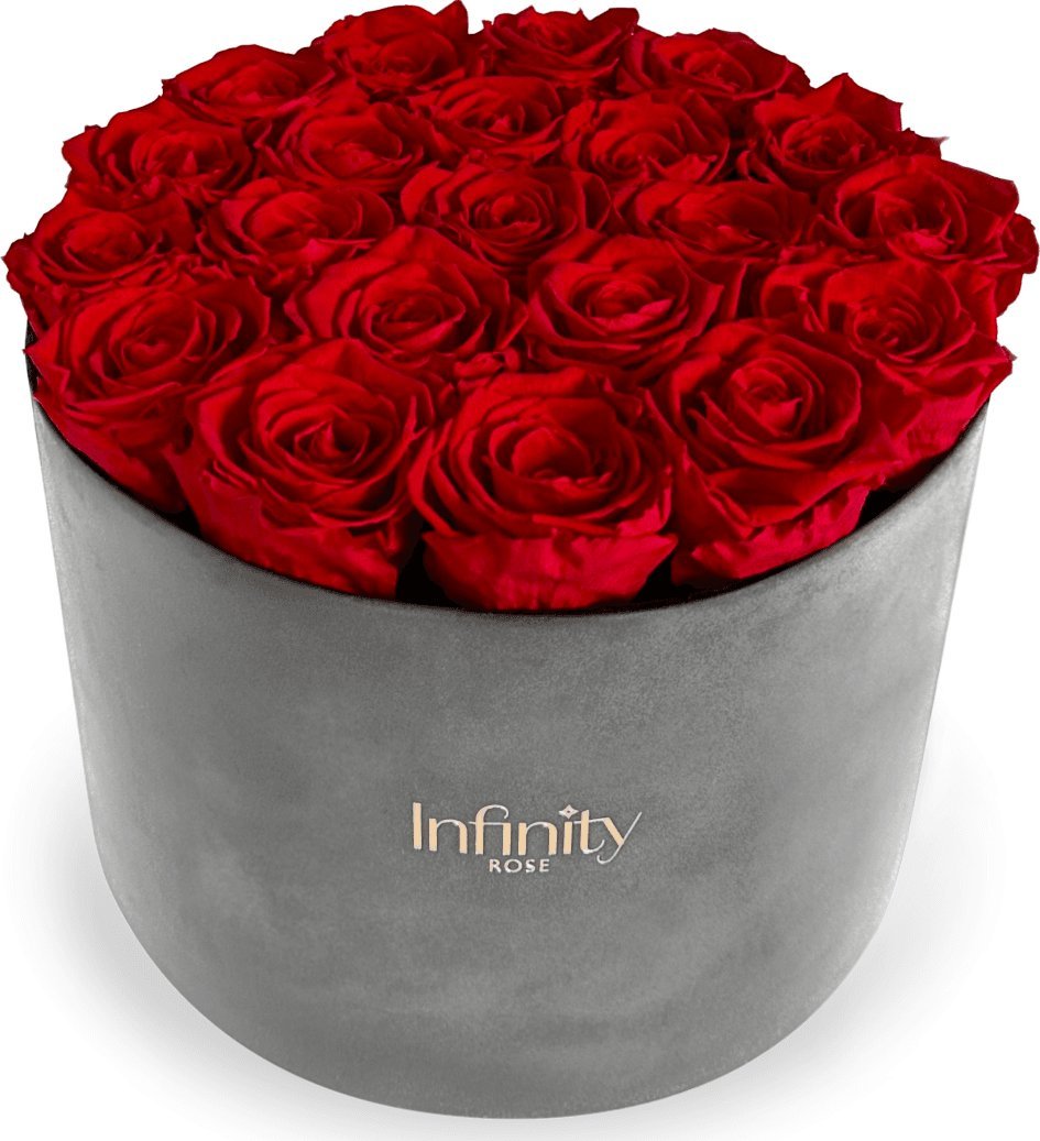 Infinity Rose Pudełko oryginalne wieczne róże box XXL prezent