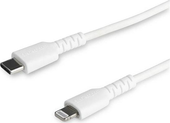 Kabel USB StarTech USB-C - Lightning 1 m Biały (RUSBCLTMM1MW)