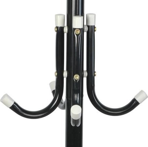 WIESZAK STOJAK PODŁOGOWY NA UBRANIA STOJĄCY LOFT STABILNY CZARNY