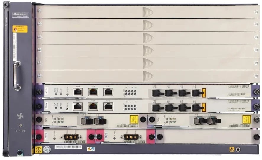 Huawei MA5683T | OLT | 2x GICF, 2x SCUN, 2x PRTE, brak karty PON