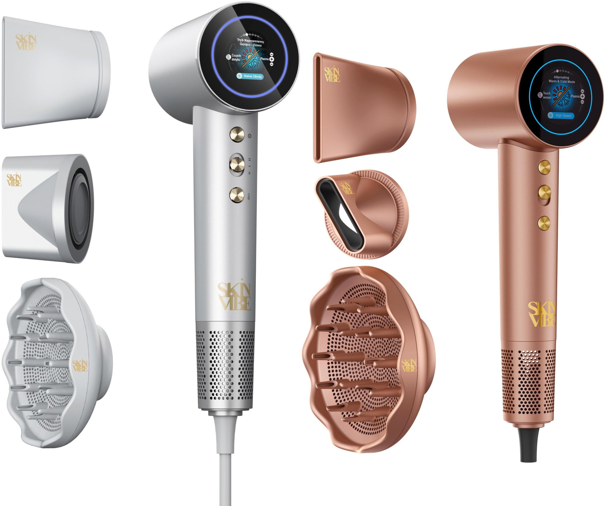 Suszarka SkinVibe SkinVibe Aurea Family X Plasma (SV-001SL) + SkinVibe Aurea Family X Plasma Mocha Mousse (SV-001MM)