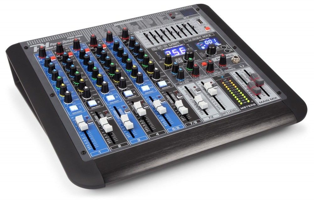 Mikser 8- kanałowy PDM-S804 Power Dynamics one size