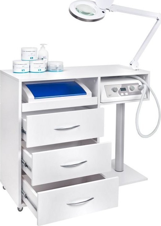 Activeshop Unit podologiczny Y-300 z frezarka z pochłaniaczem, sterylizatorem, lampą