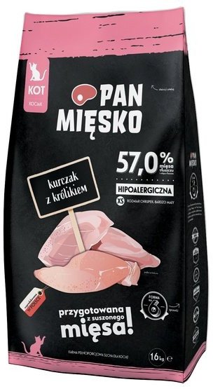 Pan Mięsko Kurczak z królikiem 1.6kg