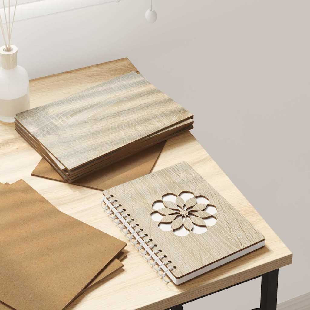 vidaXL Panele dekoracyjne 50 pcs dąb sonoma 15 x 21 x 0.3 cm