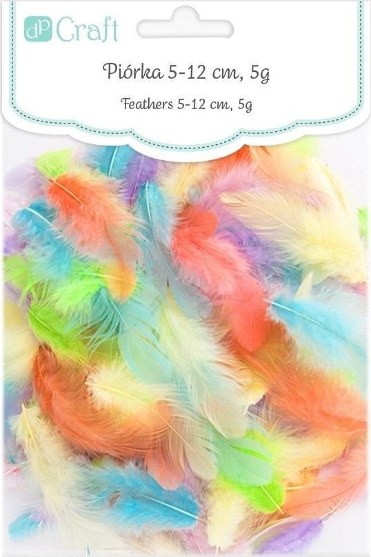 Piórka pastel 5-12cm 5g