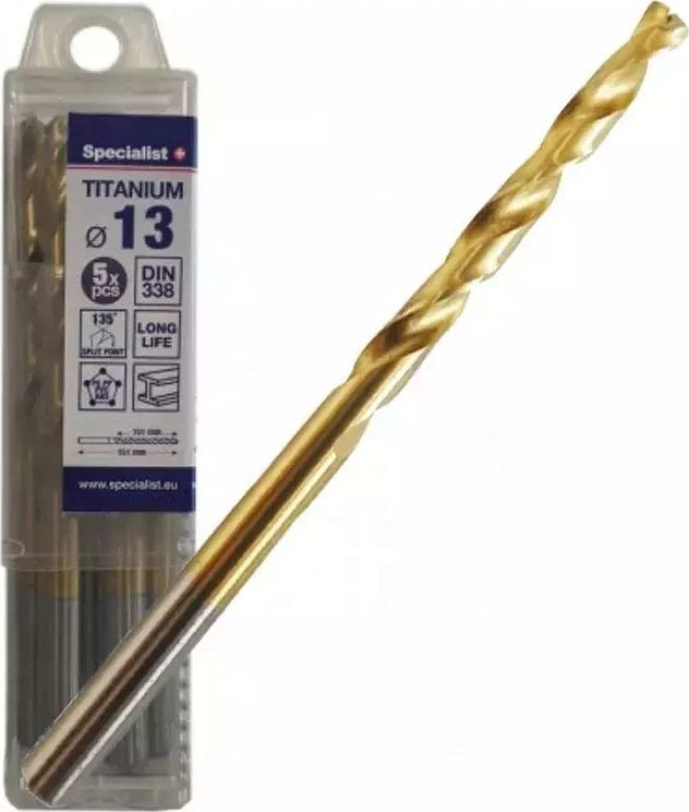 Wiertło Specialist+ Specialist+ Titan met. gr. 13 mm 5vnt