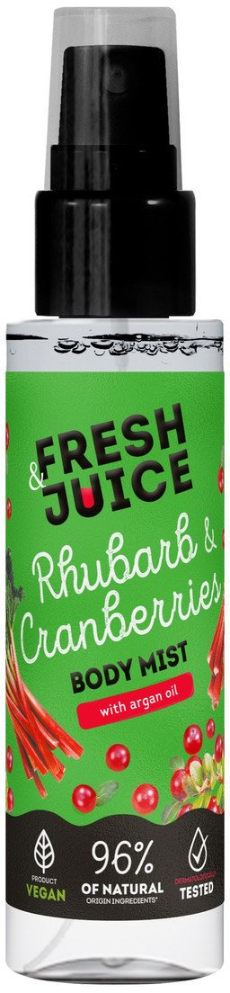 ELFA PHARM FRESH JUICE Mgiełka do ciała rabarbar i żurawina 150ml