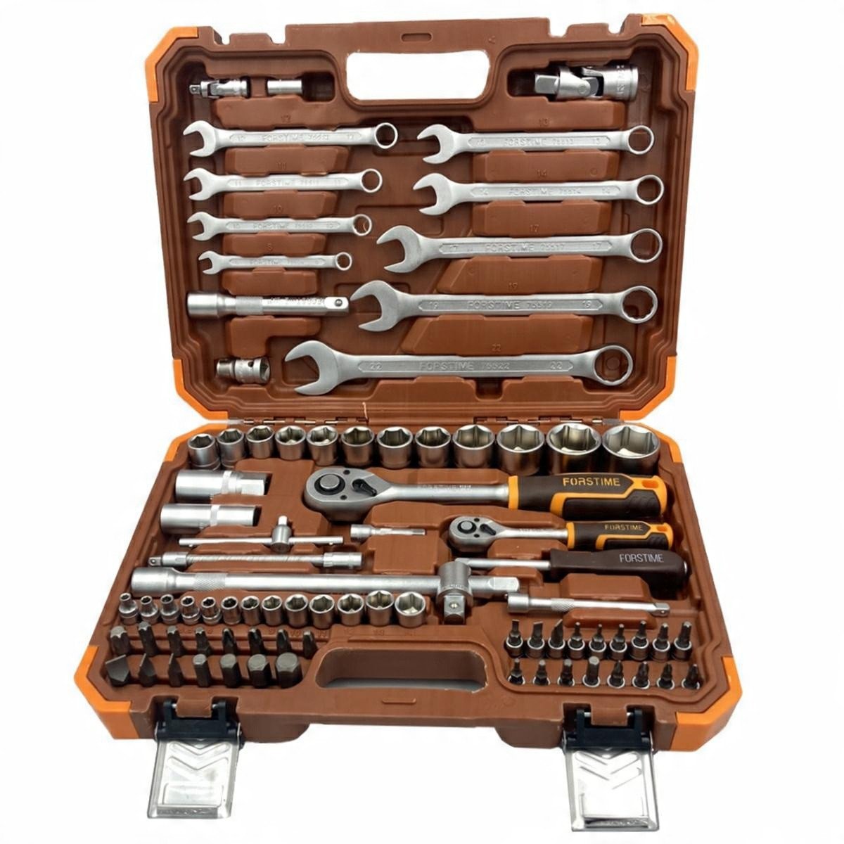 Zestaw narzędzi 82el. 1/4" & 1/2" (6-kątnych)(4-32mm)