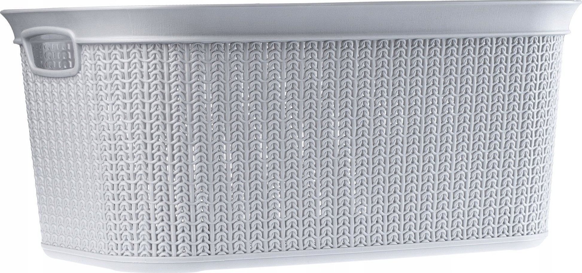 Kosz na pranie Kadax Kosz Na Pranie Bieliznę Pojemnik 27L Szary Jasny