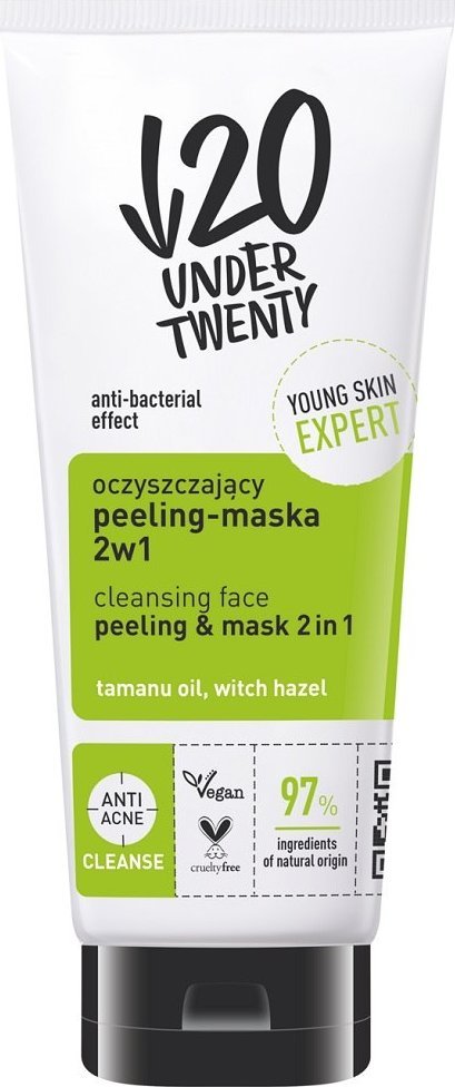 Under Twenty Oczyszczający peeling-maska 2w1 100ml