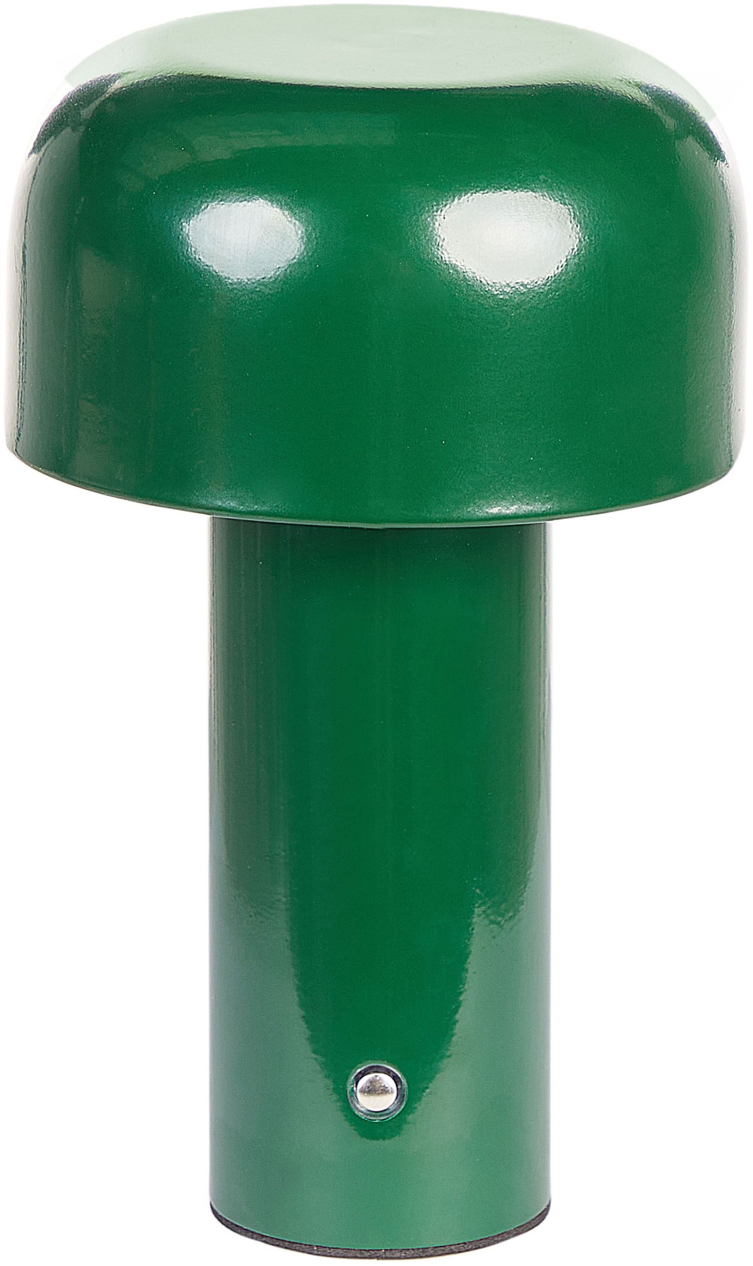 Lampa stołowa Beliani Bezprzewodowa lampa stołowa LED BESOS Ze ściemniaczem Metal Zielony