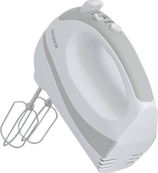 Mikser Orava Orava SL-110 ruční šlehač, 300 W, 75 dB, 5 rychlostí, pulzní spínač, šedá / bílá