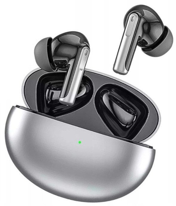 SŁUCHAWKI BEZPRZEWODOWE DOUSZNE ANC + ENC XY 70 Dwa Mikrofony szare