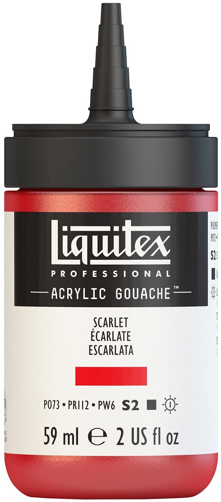 LQX Acrylic Gouache 59ml Scarlet 905