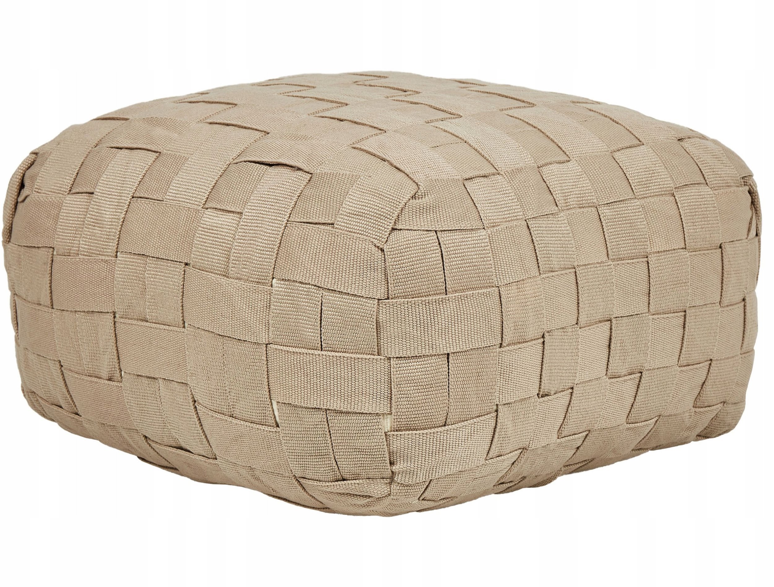 Beliani Puf ogrodowy 50 x 50 cm beżowy BODLA