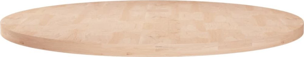 vidaXL vidaXL Okrągły blat do stolika, 80x2,5 cm, surowe drewno dębowe