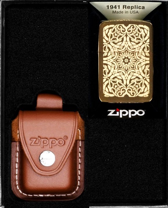 Zestaw ZIPPO Zapalniczka ORNAMENTAL DESIGN Prezentowy No2