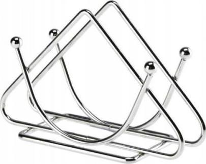 Galicja Serwetnik na serwetki metalowy trójkąt chrom