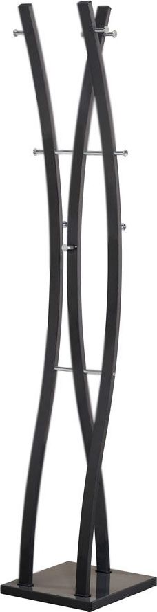 Profeos Stojący nowoczesny wieszak na ubrania Arlen 3X - czarny