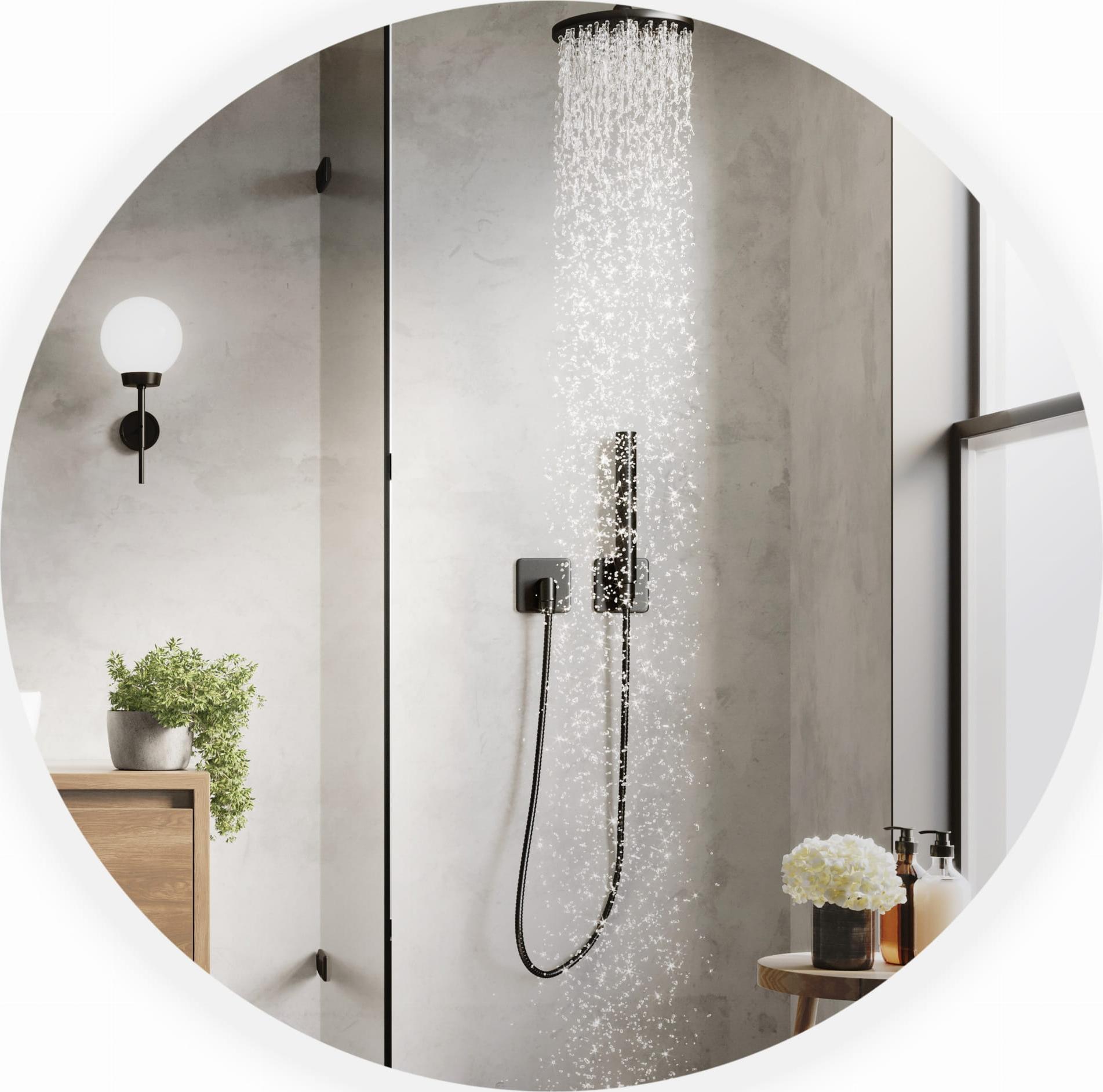 Lustro BD art Lustro łazienkowe Luna okrągłe z oświetleniem LED fi 70 cm BD art