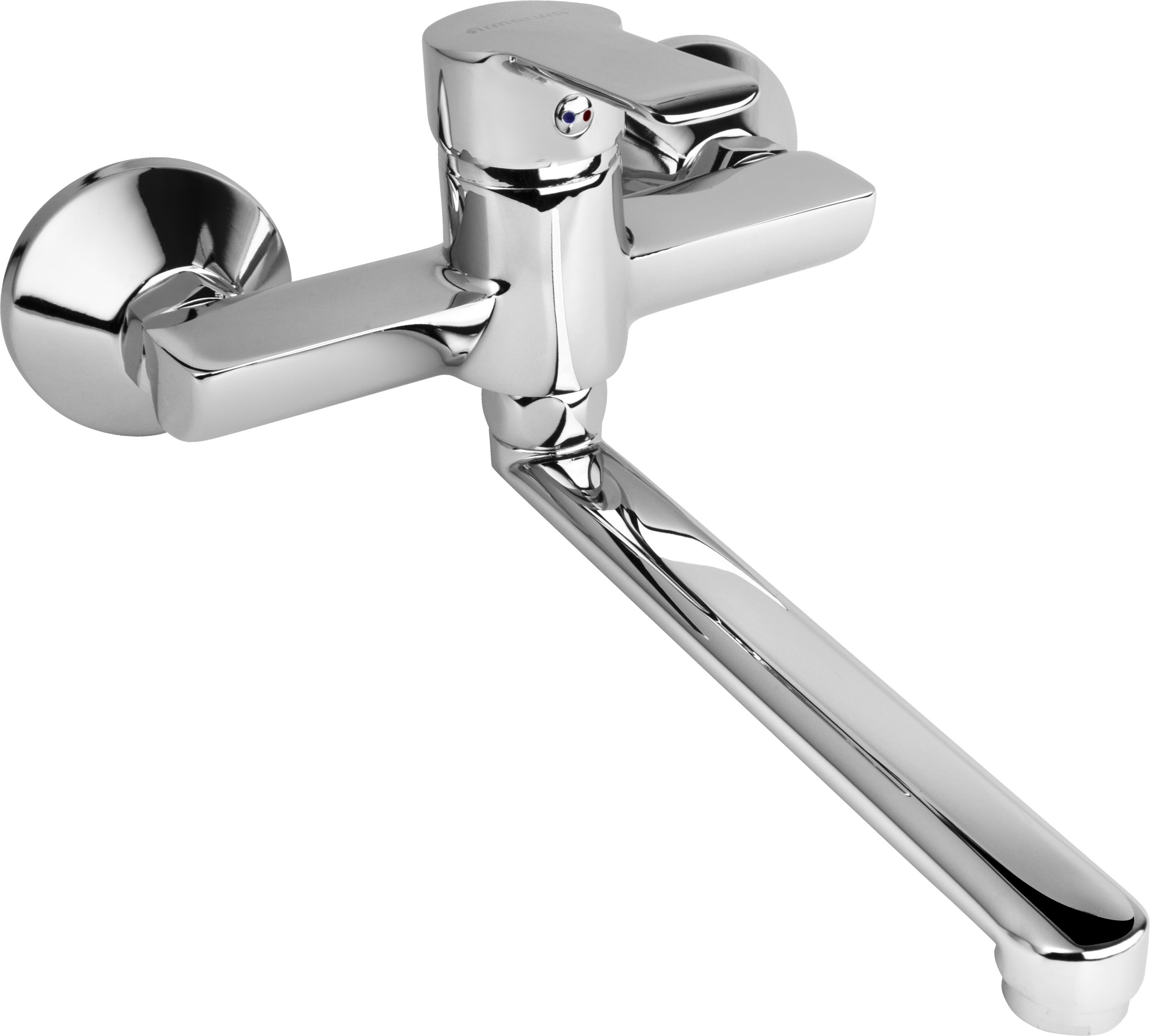 Bateria umywalkowa KFA Seelit ścienna chrom (5907571584357)