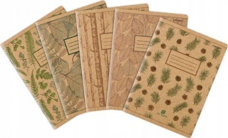 BTS Zeszyt A5 60 kartek w szeroką linię miękka okładka