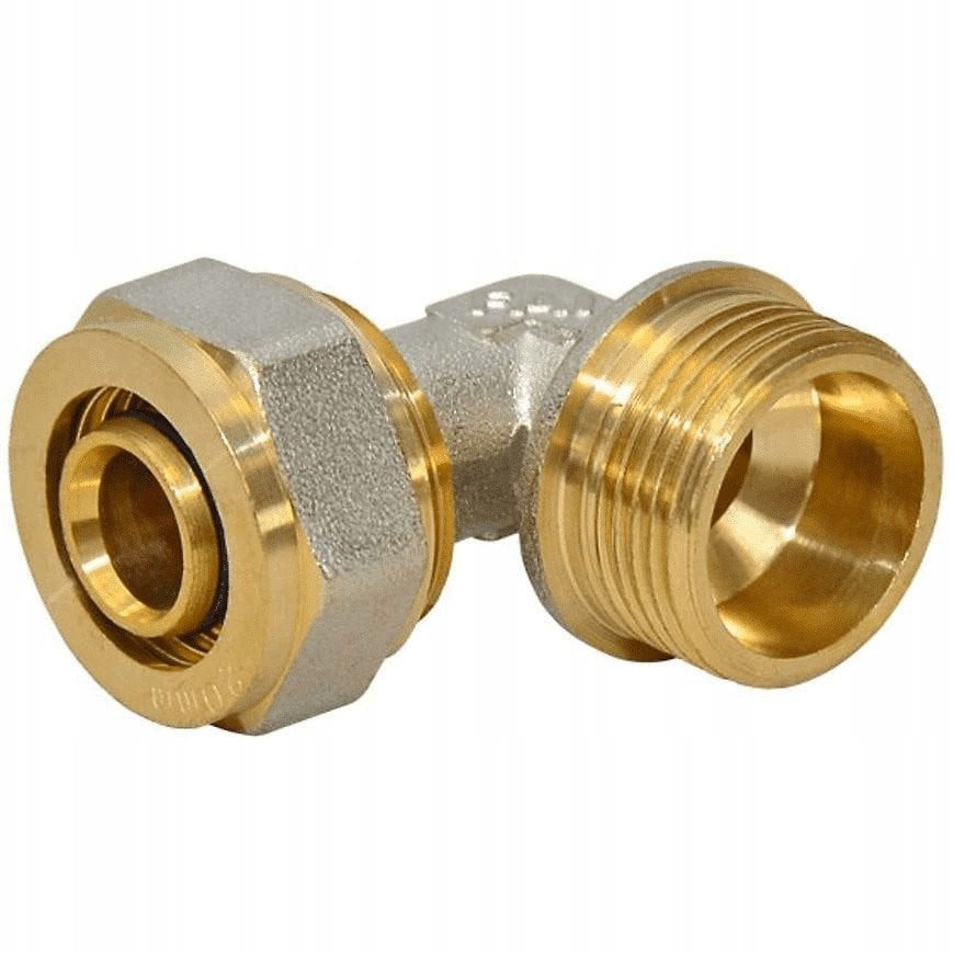 Diamond kolano KOL-CH, PEX-AL-PEX, mosiądz 1"x25 FTN-004.1X25.KOL-C