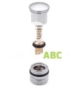 Cersanit PRZEŁĄCZNIK KRAN/SŁUCHAWKA BATERII WAN-NATR AMET (S951-108)