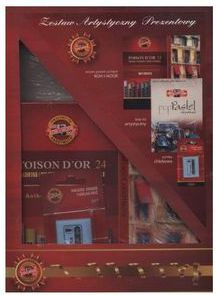 Koh I Noor Zestaw do malowania: pastele suche+blok+gumka (174122)