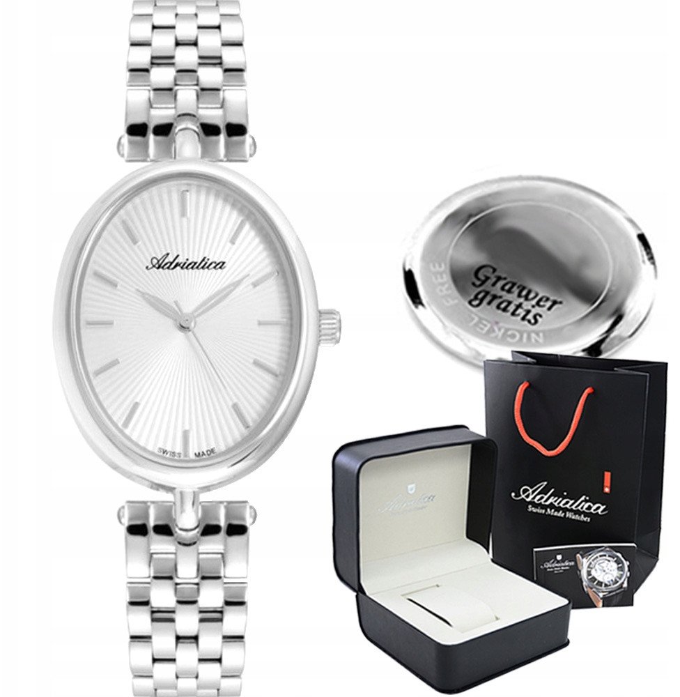 Zegarek Adriatica Zegarek damski LUCY-SL z GRAWEREM