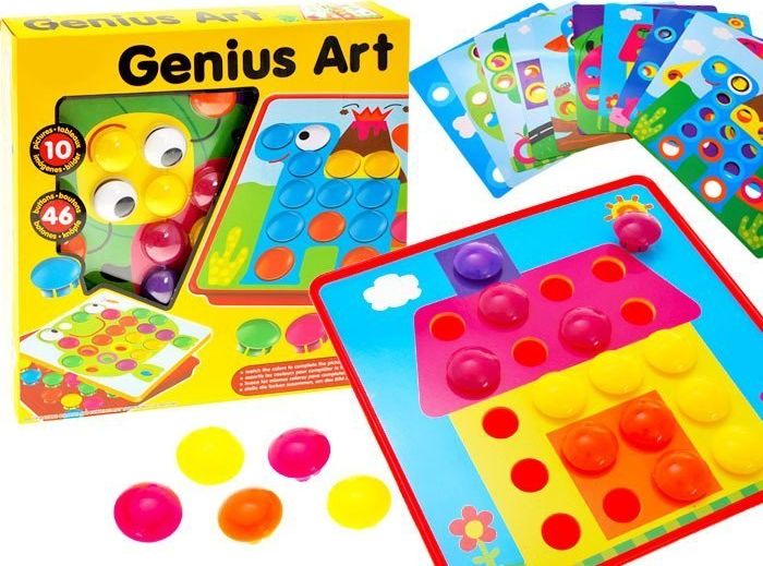 Jokomisiada Kreatywna mozaika UKŁADANKA obrazki pinezki ZA1706