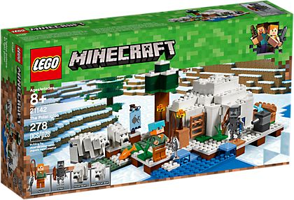 LEGO Minecraft Igloo niedźwiedzia polarnego (21142)