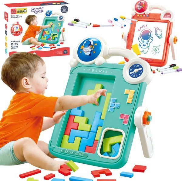 Woopie Dwustronna Tablica Do Rysowania Gra Tetris 2w1