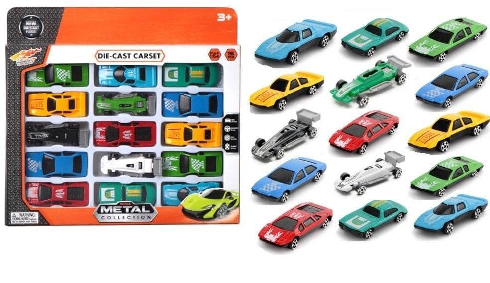 Pro Kids Autka metalowe 15szt.