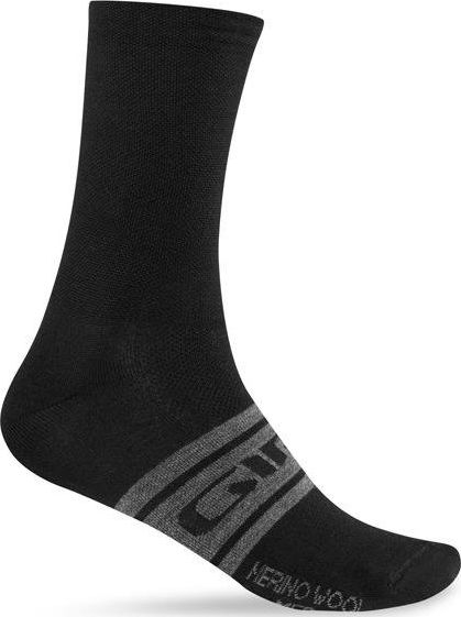 Giro Skarpety GIRO SEASONAL MERINO WOOL black charcoal roz. XL (46-48)