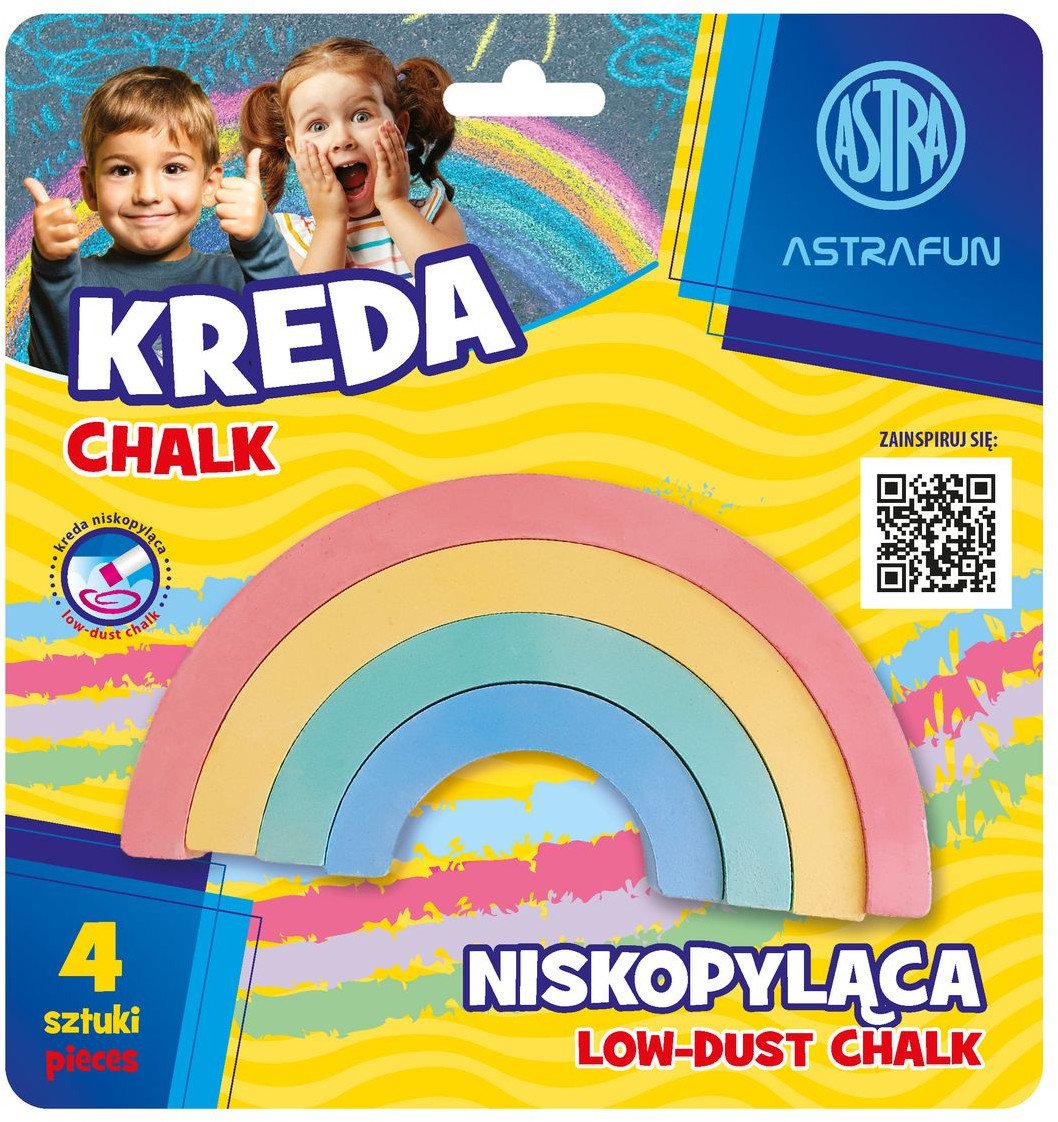 Kreda Tęcza Fun 4 kolory ASTRA