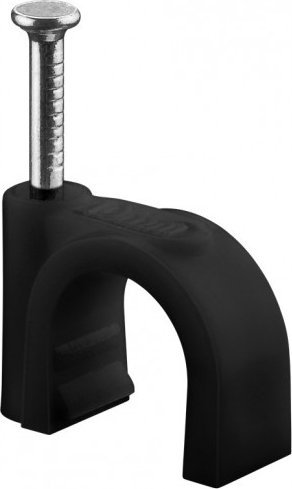 Organizer Goobay Obejma kablowa TechdatGeneralDiameterMET] mm, czarny - średnica 10 mm