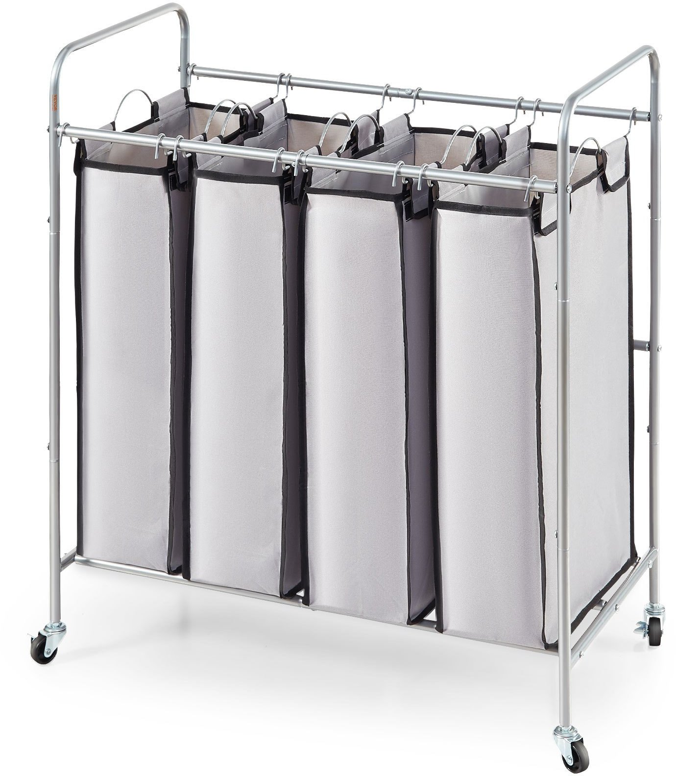 Kosz na pranie do przechowywania czterokomorowy