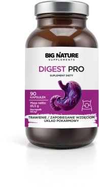 Big Nature Kapsułki Digest Pro 90 szt 85,5g