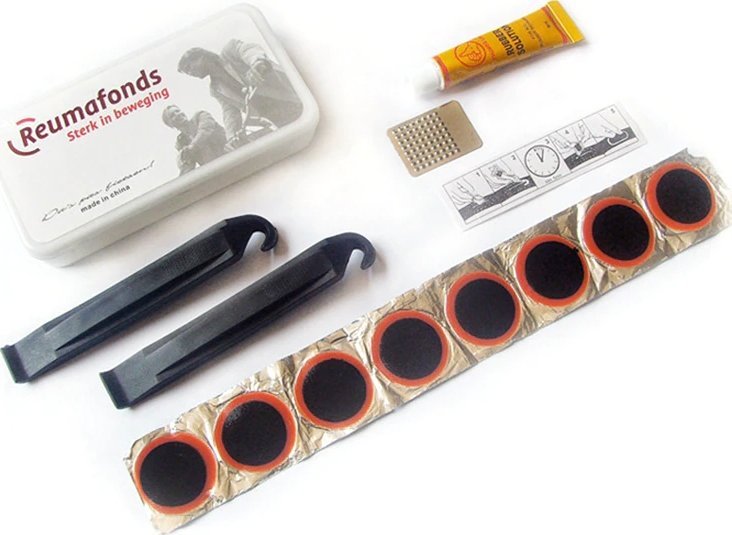 Korbi ZESTAW NAPRAWCZY DO OPON ROWEROWY ŁATKI KLEJ HAKI